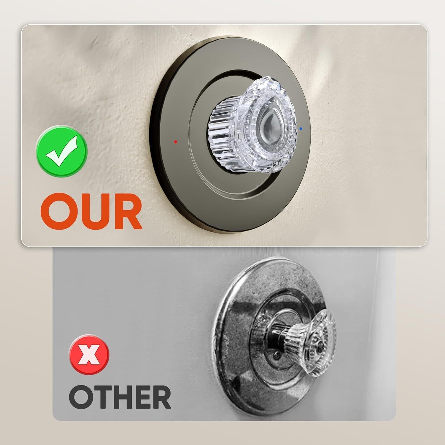 Escutcheon Moen 16090 Chateau Negro Mate para Grifos de Ducha