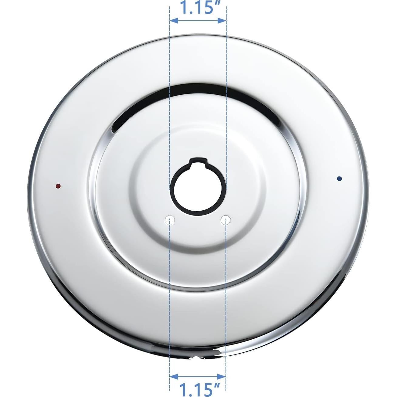 Escutcheon Moen Chateau 16090 Cromo para Grifos de Ducha
