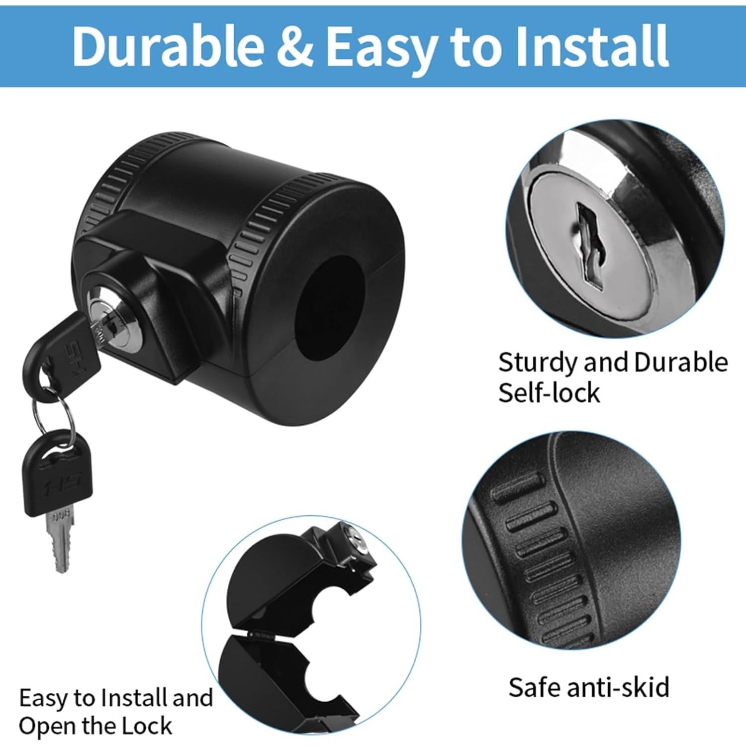 Cubierta de pomo de puerta PKLIYH a prueba de niños - Paquete de 2