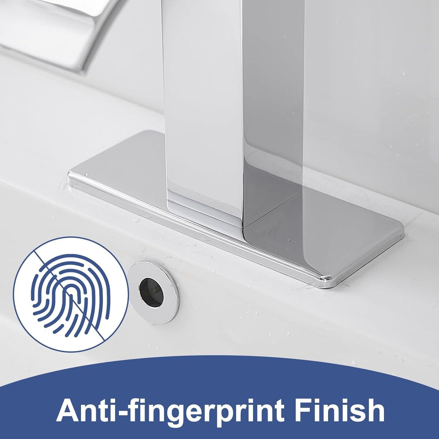 Tapa de Agujero de Lavabo BWE P-77 Cromo 1 Agujero 4"