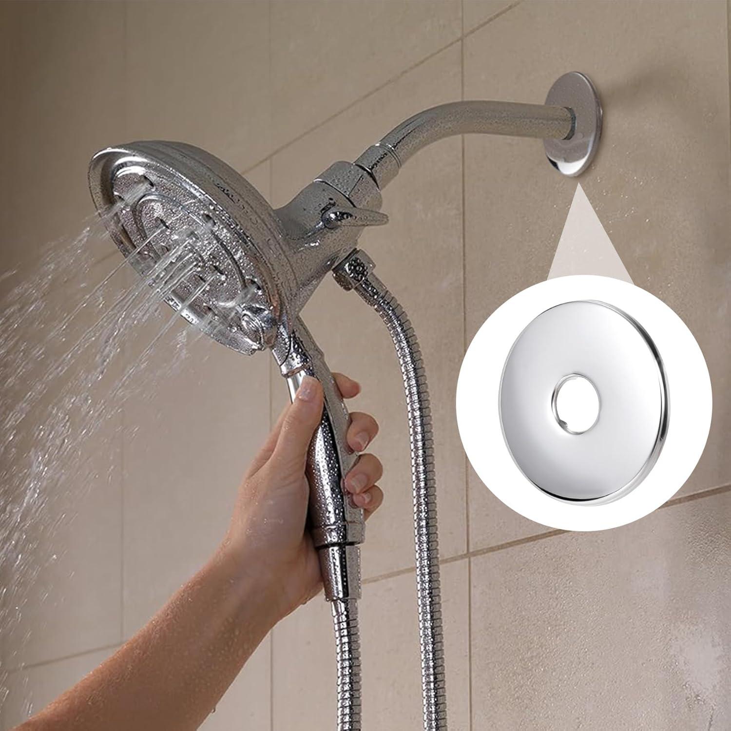 Paquete de 2 Flanges de Brazo de Ducha Isslly 8 cm Acero Inoxidable