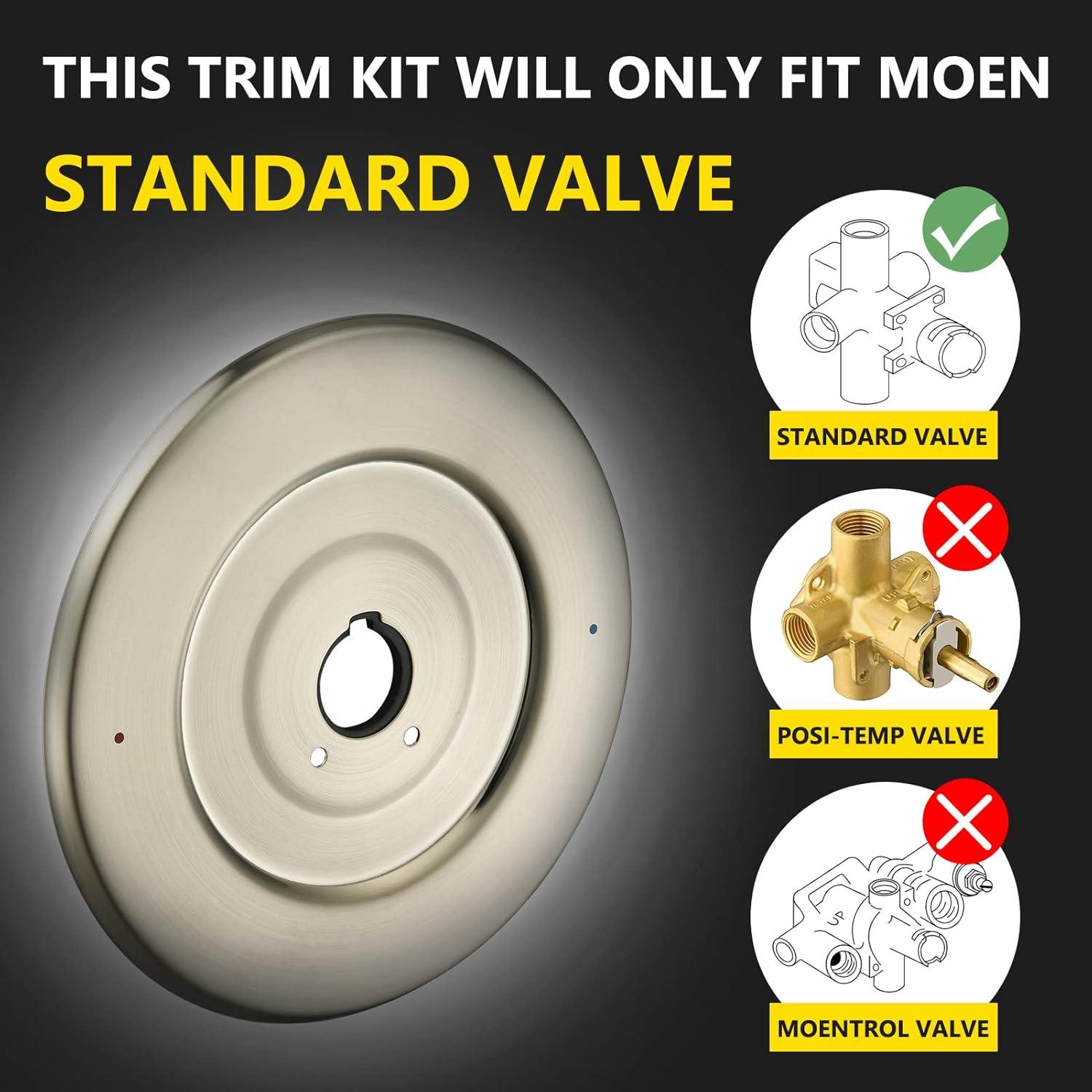 Escutcheon de Reemplazo Moen Chateau Níquel Cepillado