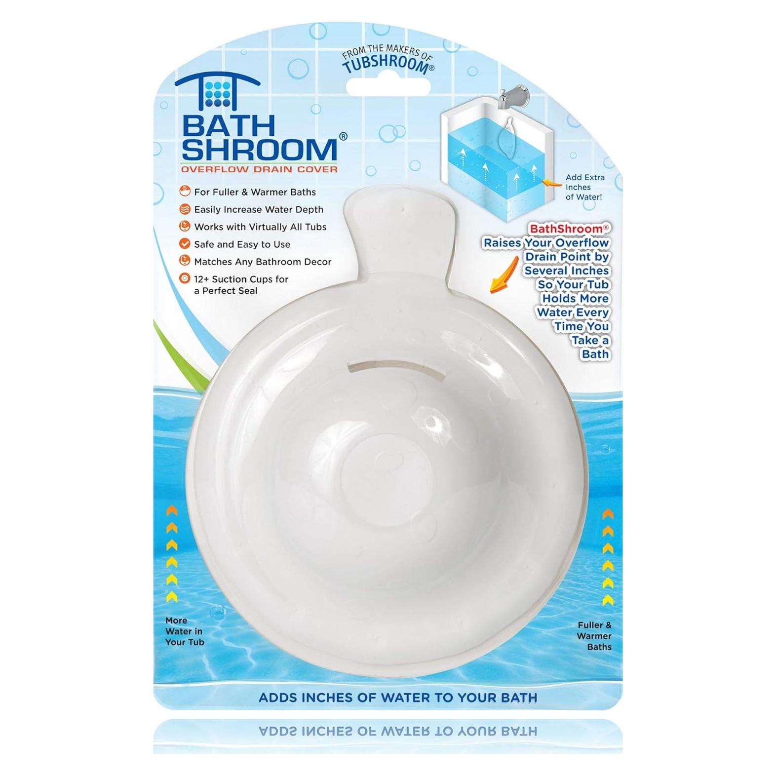 Cubierta de Drenaje de Desbordamiento BathShroom - Aumenta 10 cm de Agua