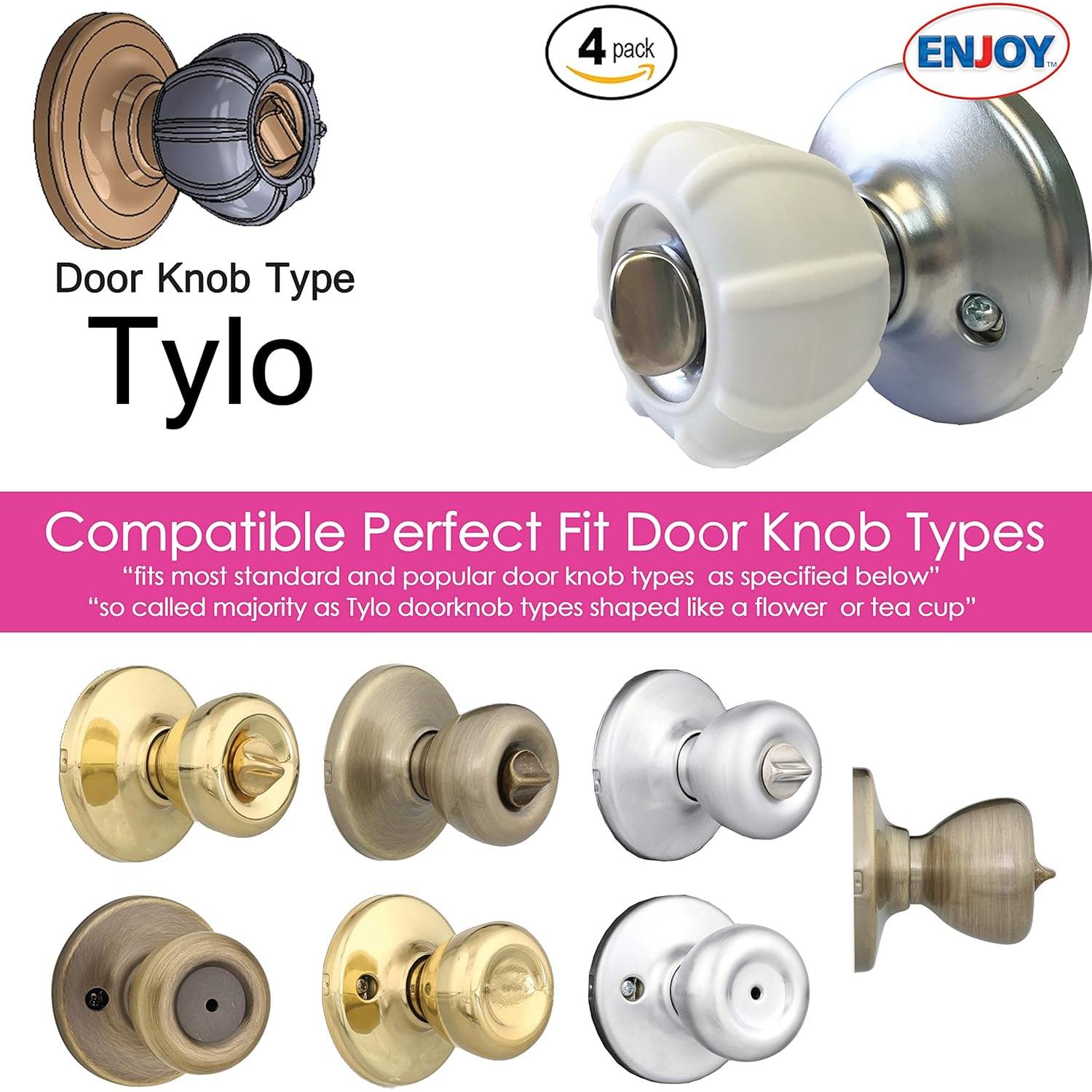 Cubiertas Antideslizantes para Pomos de Puerta Enjoy Cover - 4 Unidades