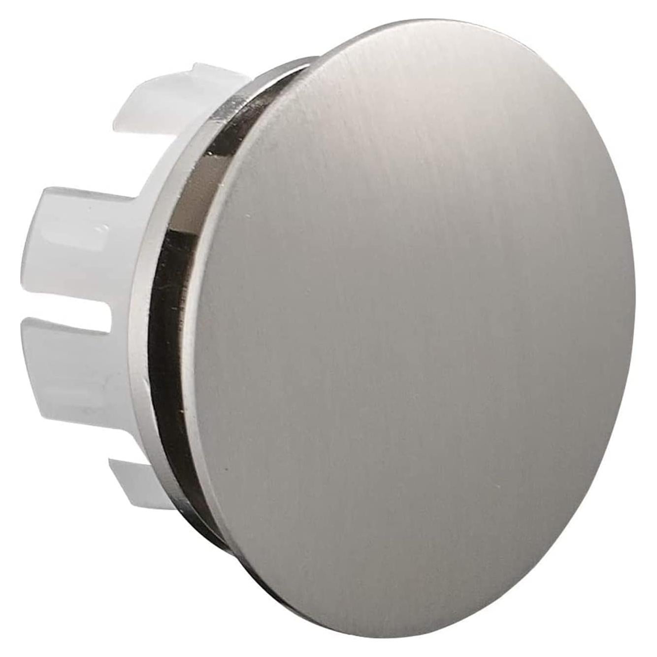 Cubierta de Desbordamiento para Lavabo Greenspring Niquelado 2 Pcs