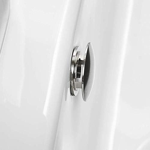 Cubierta de Desbordamiento para Lavabo Greenspring Niquelado 2 Pcs