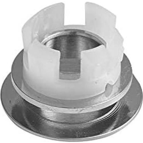 Cubierta de Desbordamiento para Lavabo Greenspring Niquelado 2 Pcs