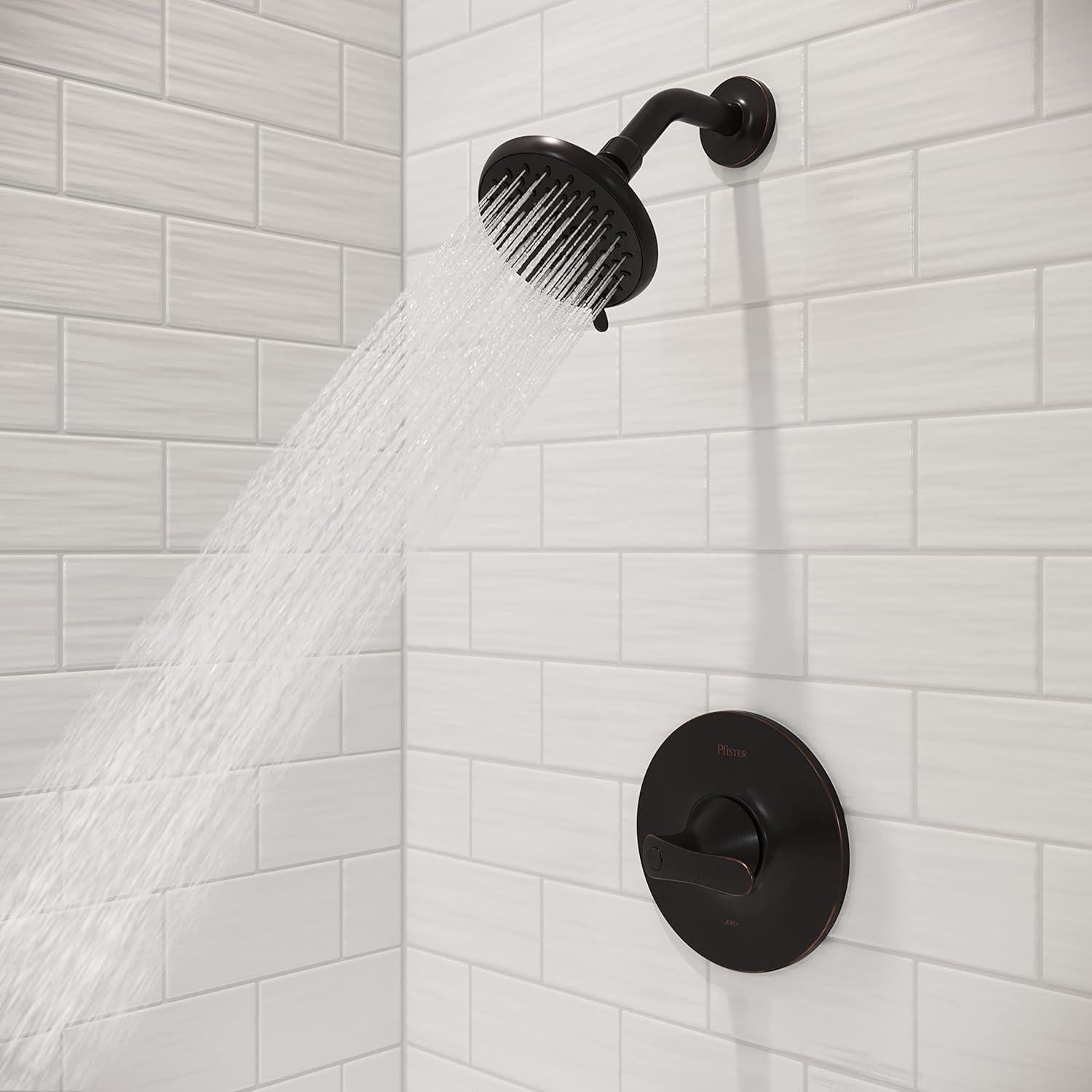 Kit de recubrimiento de ducha Pfister Weller 1 mango bronce