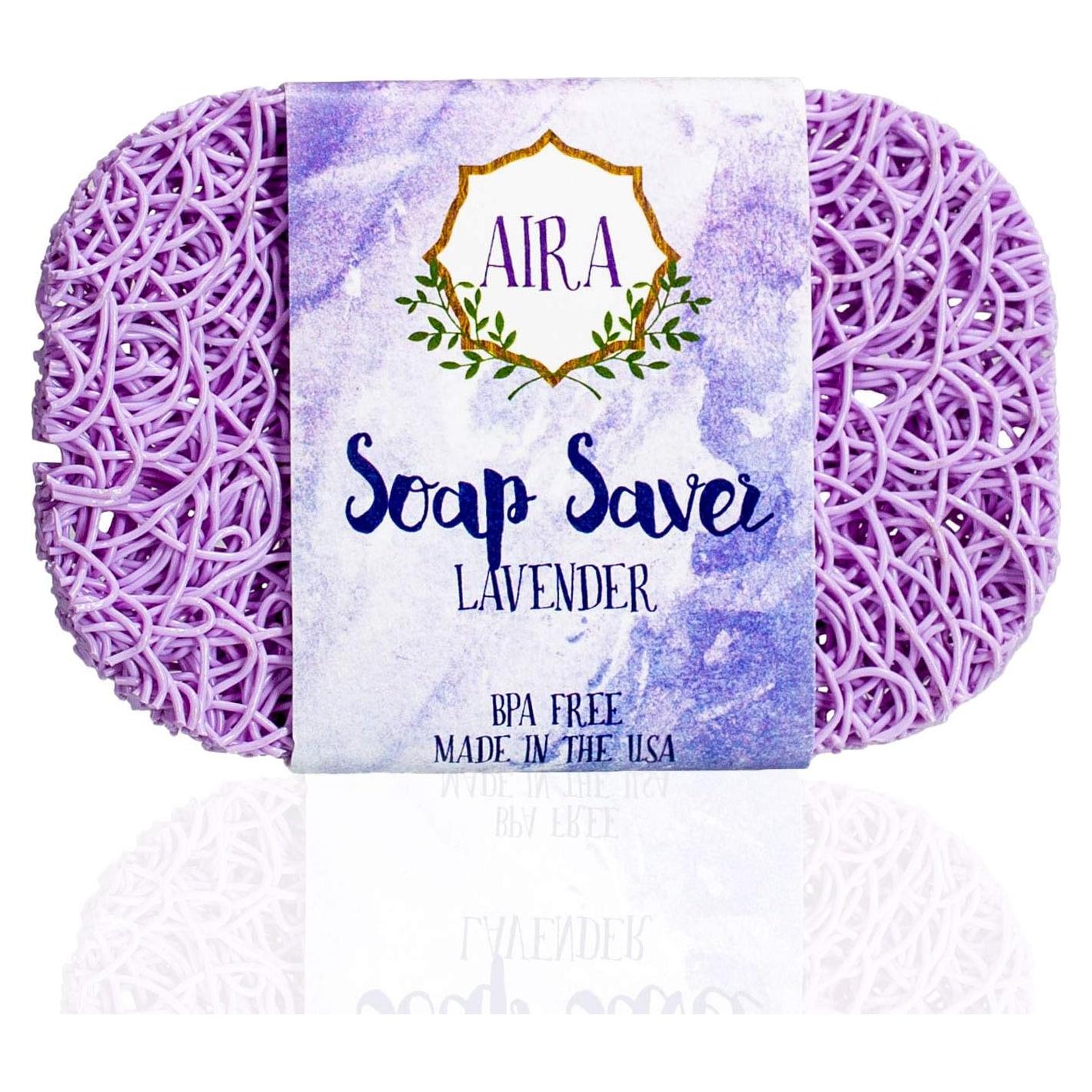 Aira Soap Saver - Elevador de Jabón Bioplástico Lavanda