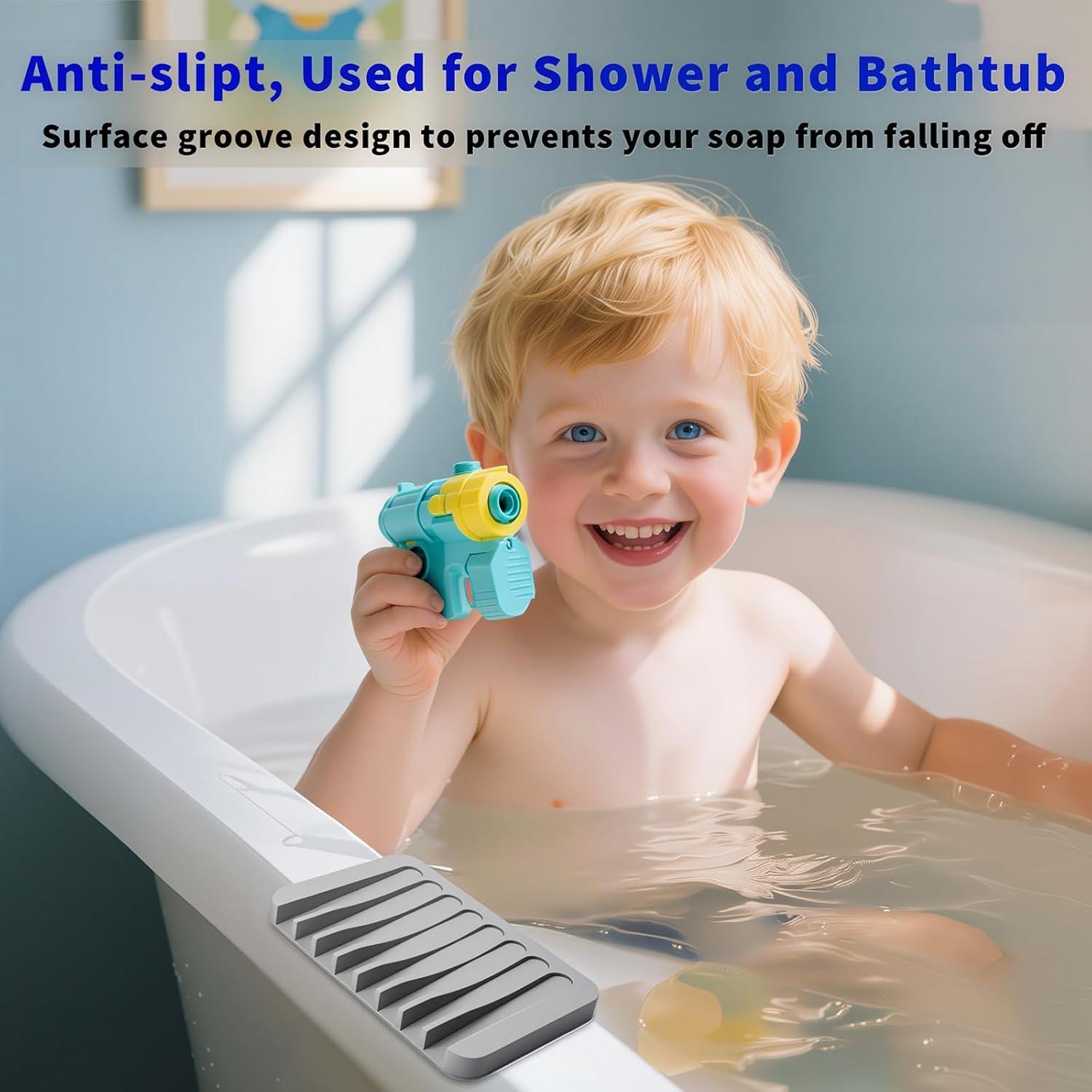 Juego de 2 Platos de Jabón Autodrenantes Eduftis - Silicona