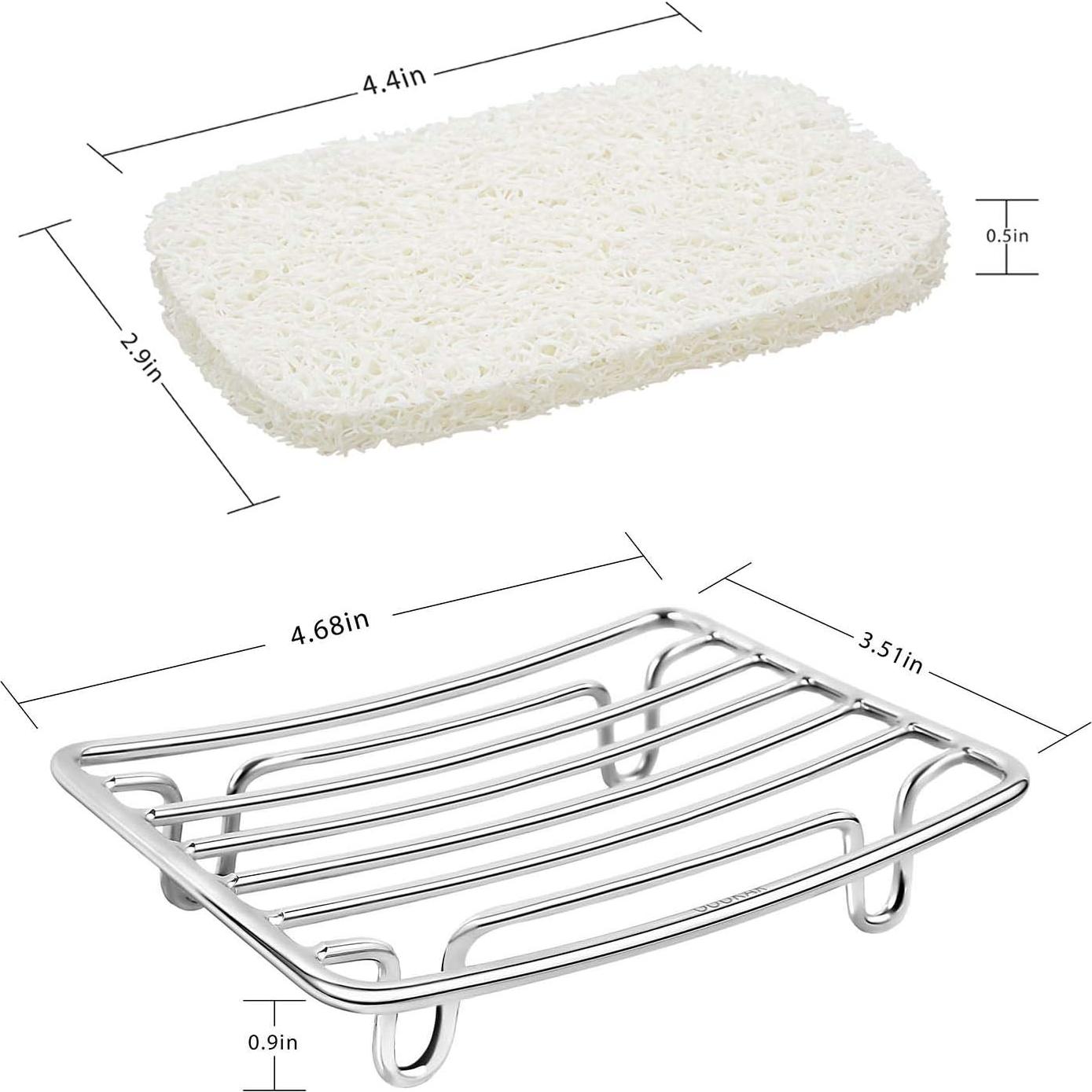 Soporte para Jabón en Barra GUUKAR Acero Inoxidable Cromo