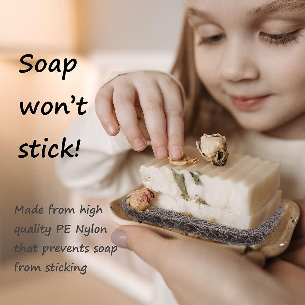 Conjunto 6 Ahorradores de Jabón y Bolsa Exfoliante Futglobal