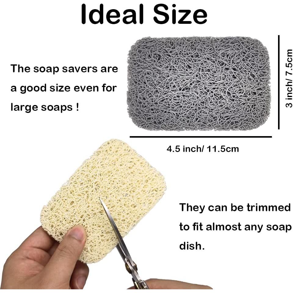 Conjunto 6 Ahorradores de Jabón y Bolsa Exfoliante Futglobal