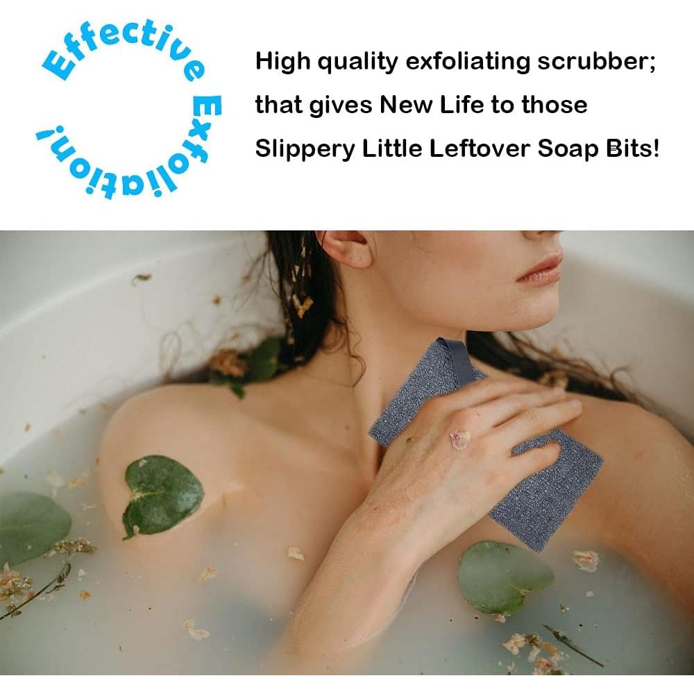 Conjunto 6 Ahorradores de Jabón y Bolsa Exfoliante Futglobal