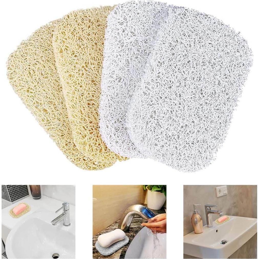Almohadillas Antideslizantes de PVC para Jabón - Nirelief 4PCS
