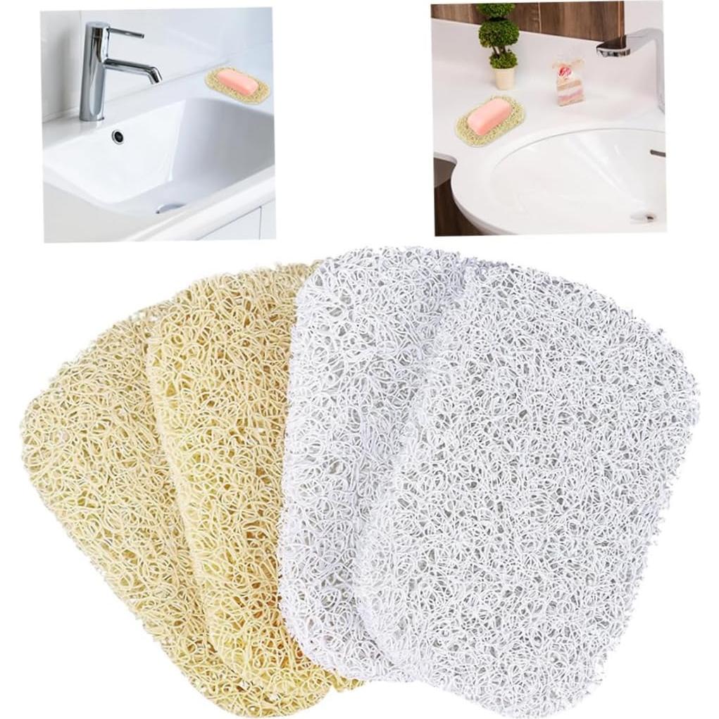 Almohadillas Antideslizantes de PVC para Jabón - Nirelief 4PCS