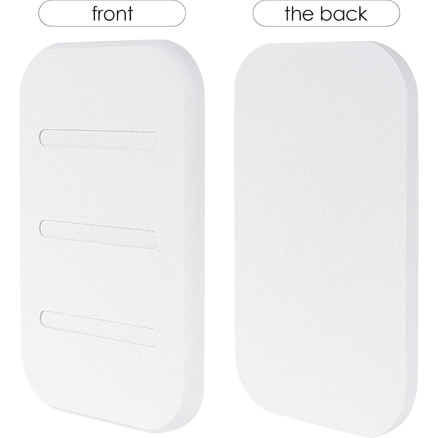 Paquete de 2 Platos de Jabón Diatomeas Adorila - Blanco