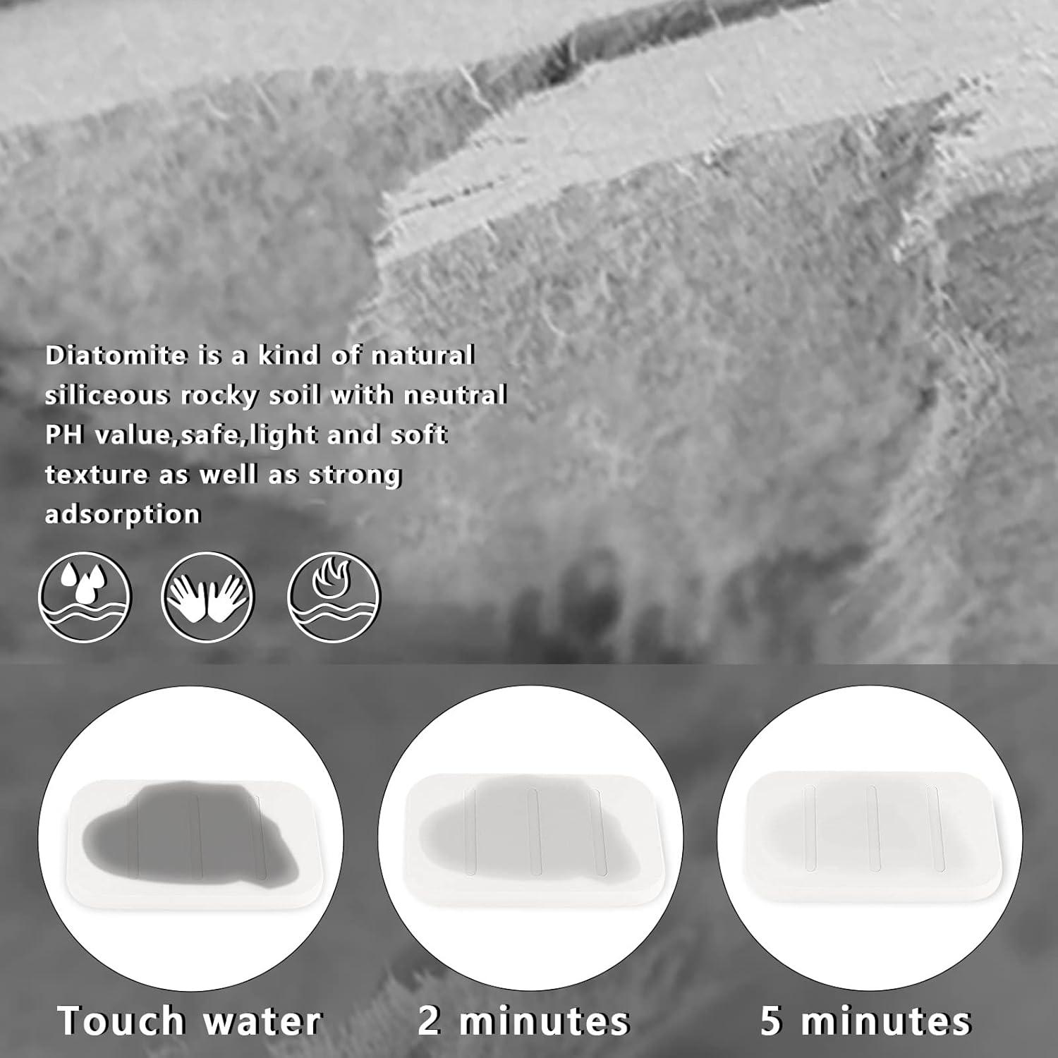 Paquete de 2 Platos de Jabón Diatomeas Adorila - Blanco