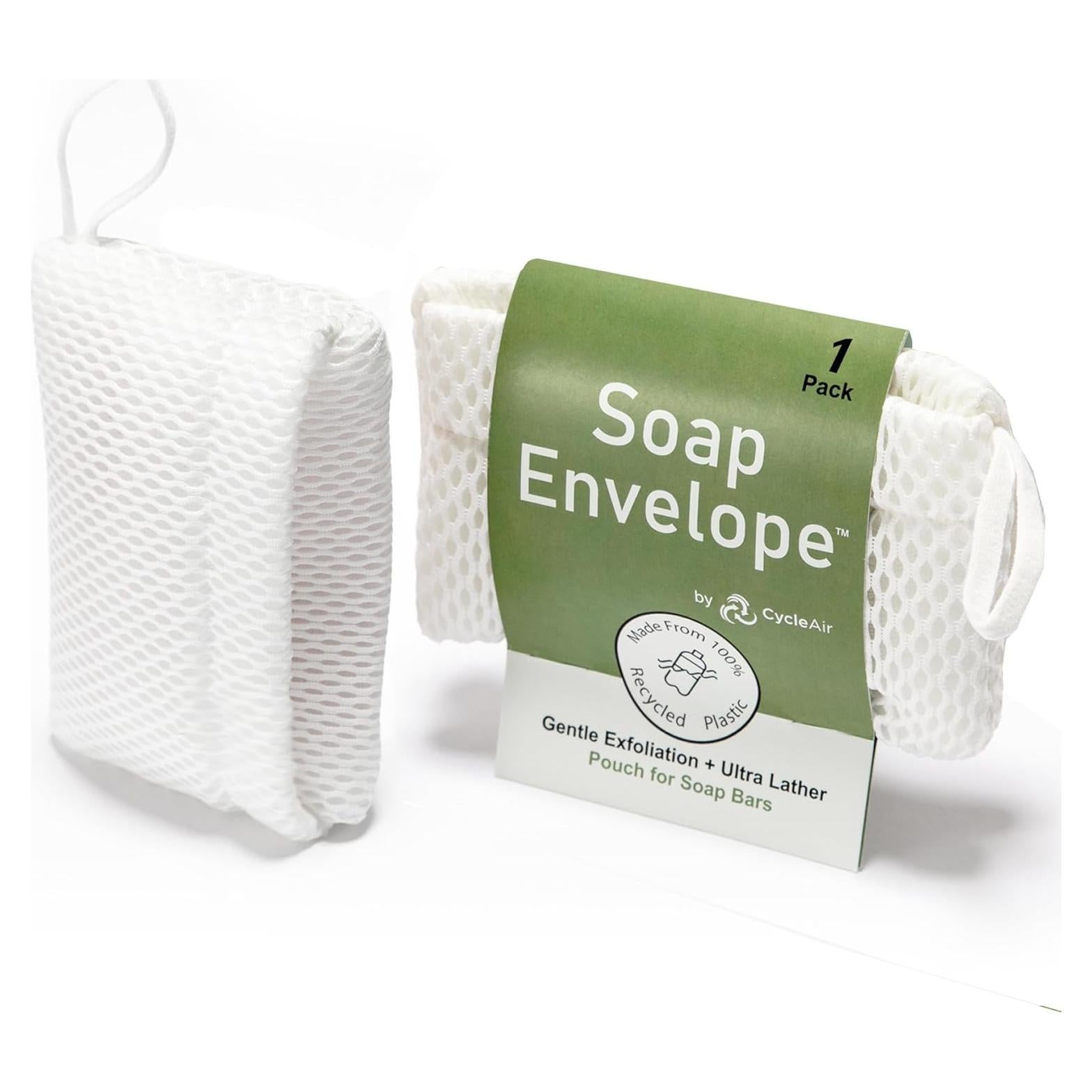 Bolsa de Jabón Reciclada Cycle Air 1-Pack Blanca 10x12.7cm