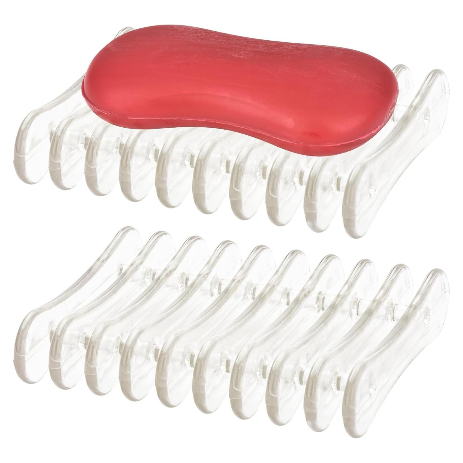 Soporte de Jabón de Plástico Sankoly - 2 Piezas con Drenaje