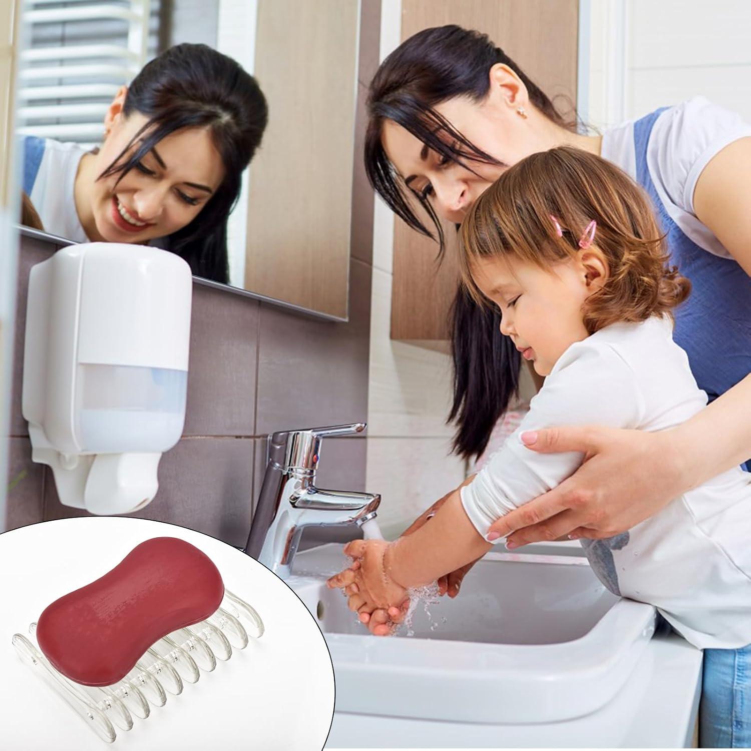 Soporte de Jabón de Plástico Sankoly - 2 Piezas con Drenaje