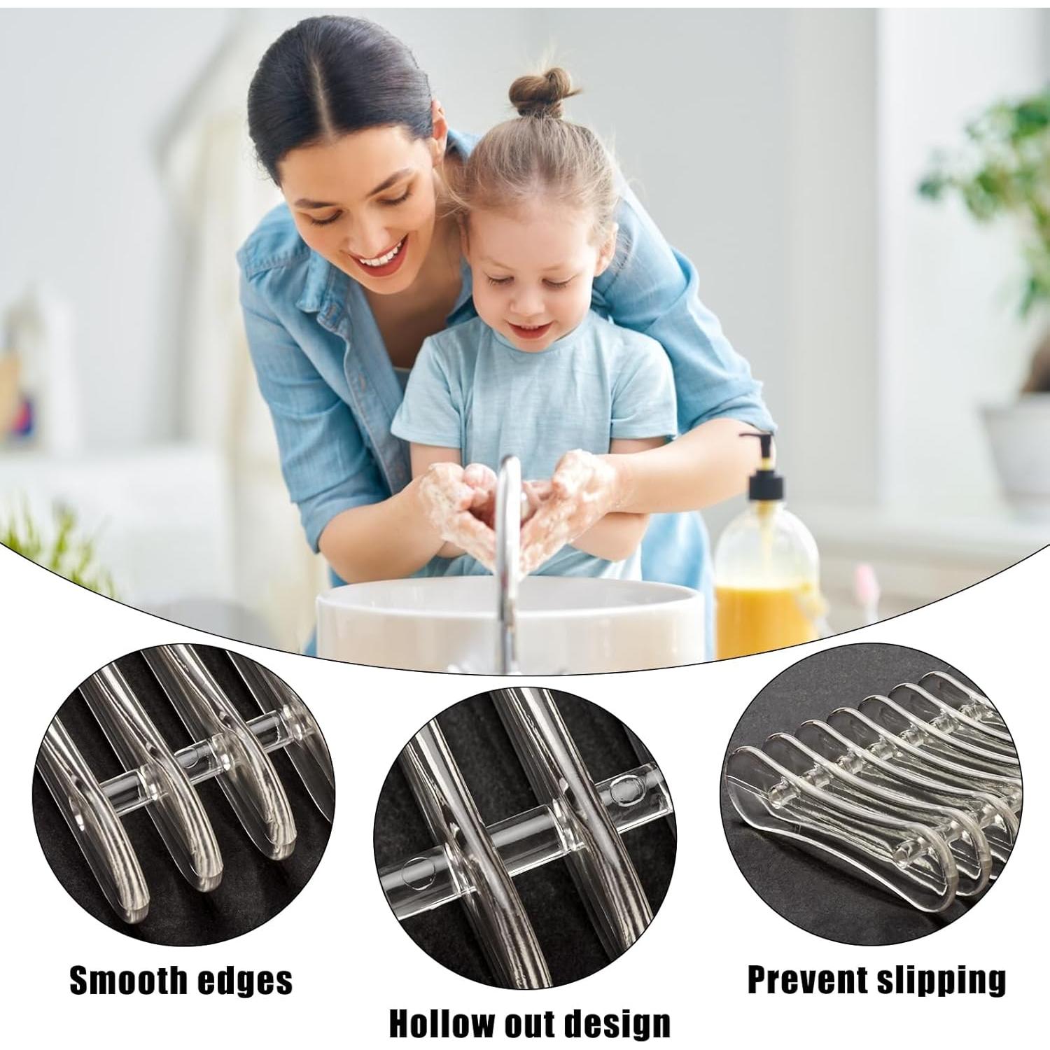 Soporte de Jabón de Plástico Sankoly - 2 Piezas con Drenaje