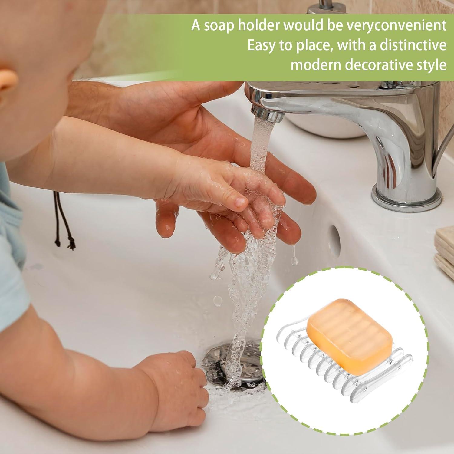 Paquete de 2 Soportes para Jabón Teaaha - Drenaje Eficiente