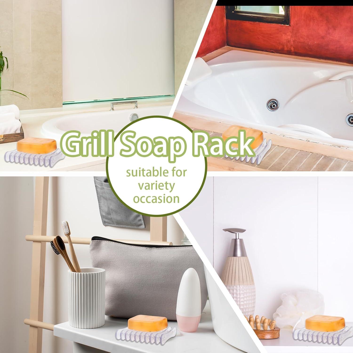 Paquete de 2 Soportes para Jabón Teaaha - Drenaje Eficiente