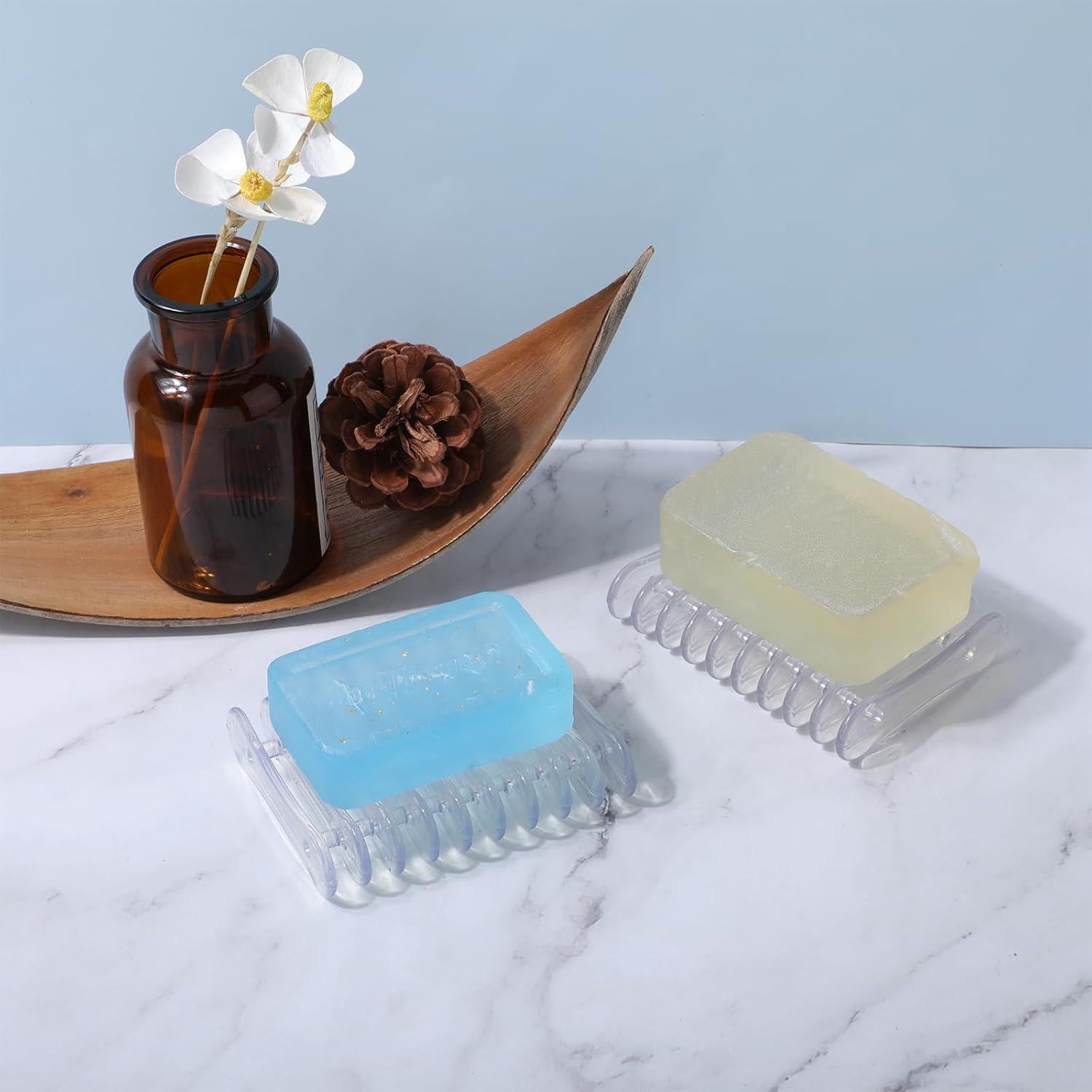 Paquete de 2 Soportes para Jabón Teaaha - Drenaje Eficiente