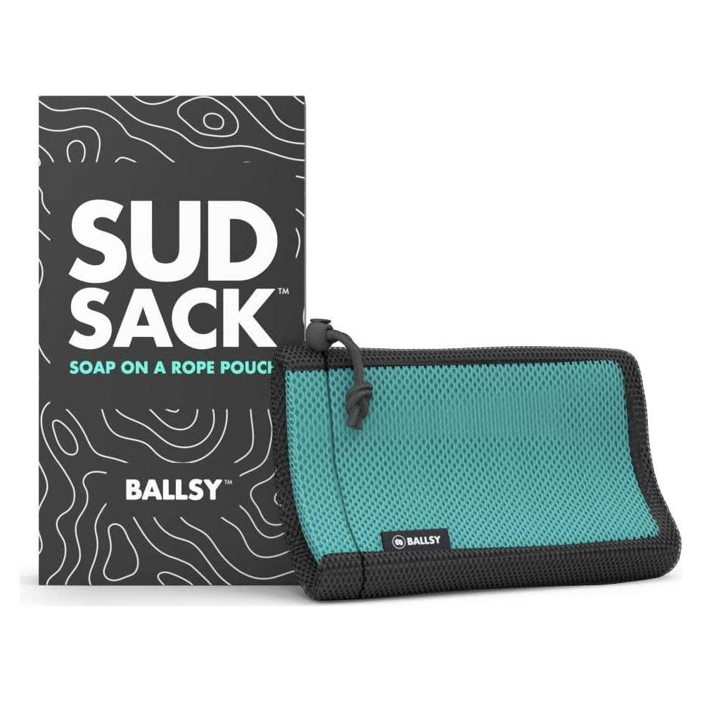 Bolsa de Jabón Exfoliante Ballsy Sud Sack - Azul, 16.68x9.09cm