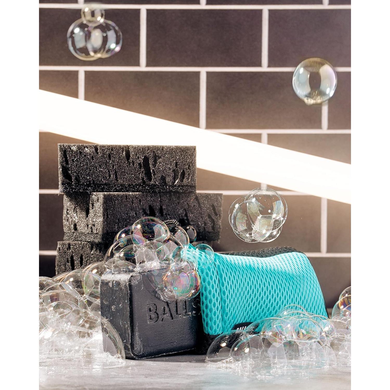 Bolsa de Jabón Exfoliante Ballsy Sud Sack - Azul, 16.68x9.09cm