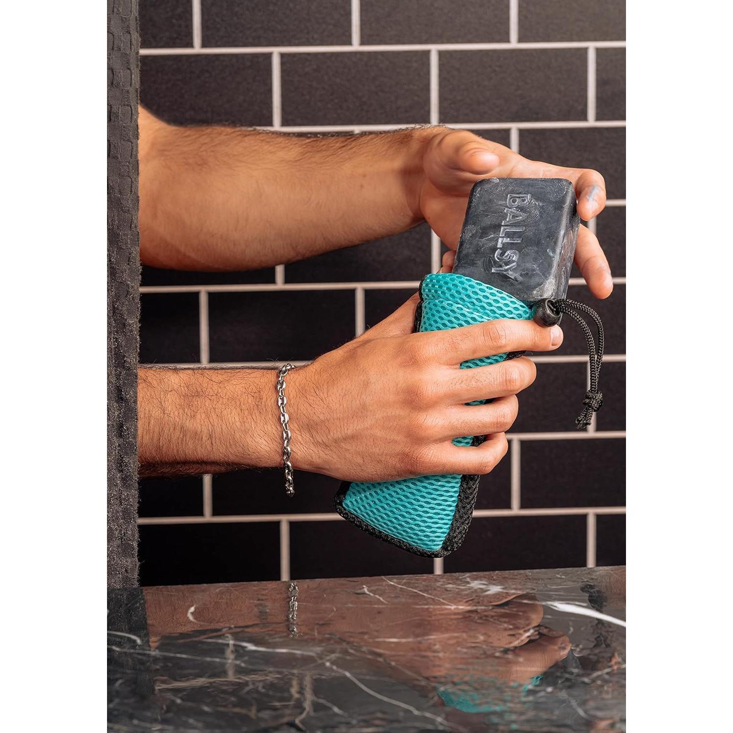 Bolsa de Jabón Exfoliante Ballsy Sud Sack - Azul, 16.68x9.09cm