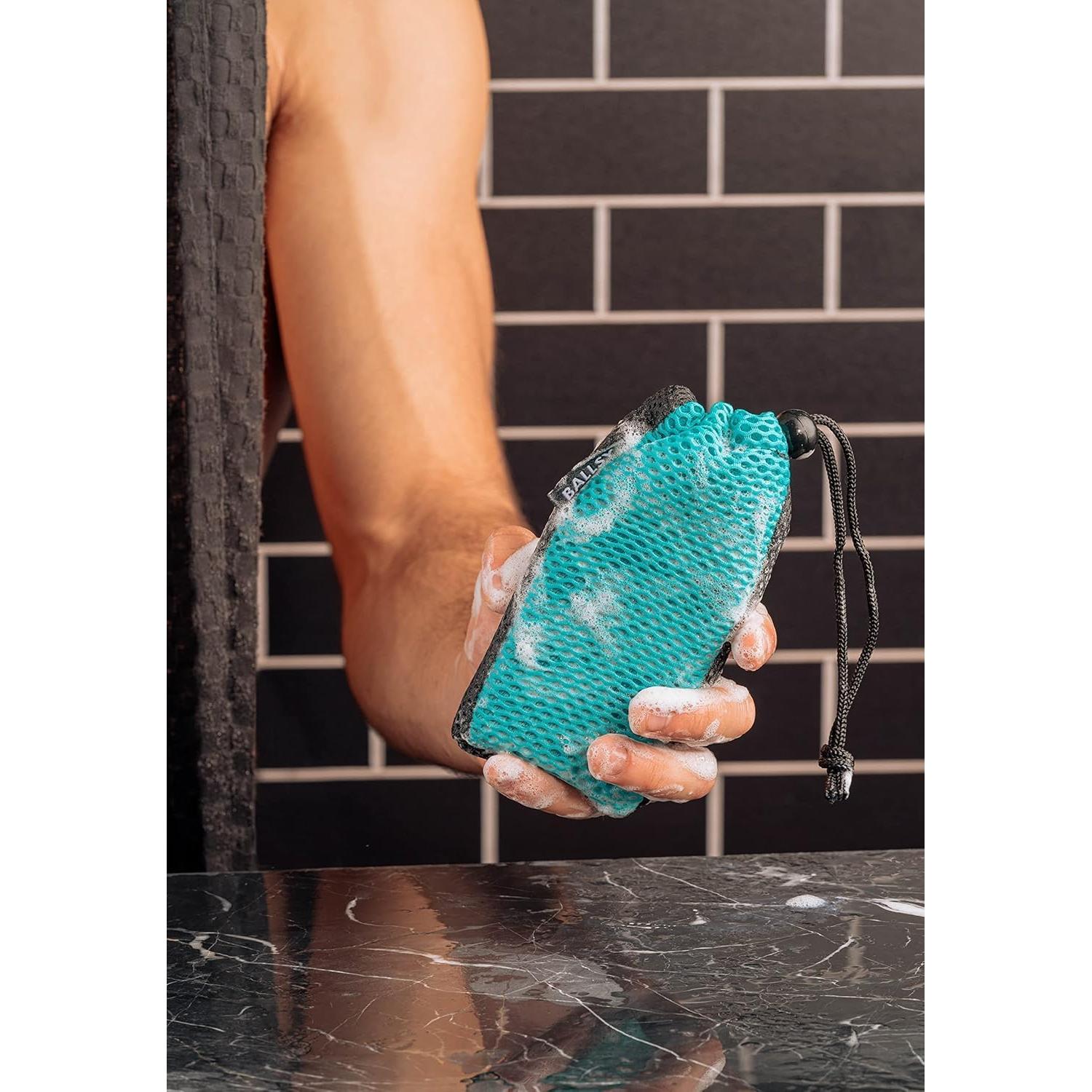 Bolsa de Jabón Exfoliante Ballsy Sud Sack - Azul, 16.68x9.09cm