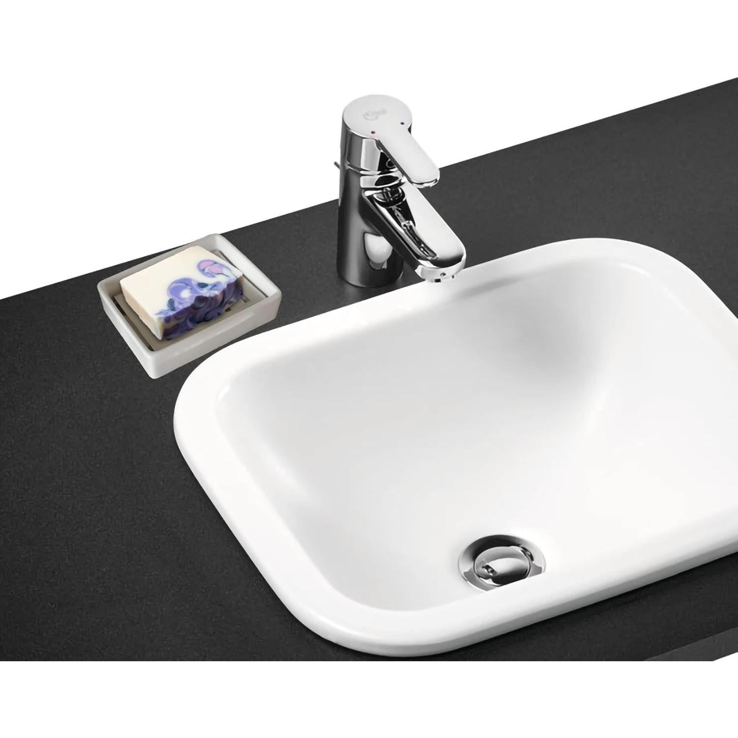 Plato de Jabón Cerámica y Acero Inoxidable Passionier