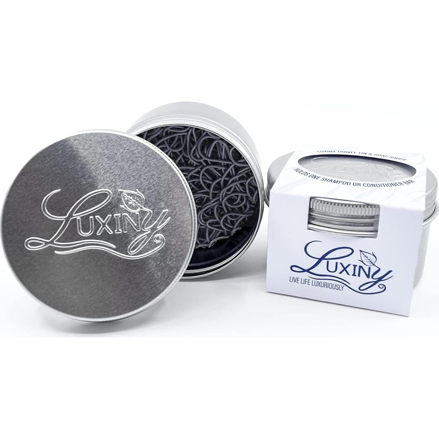 Contenedores de Jabón de Viaje Luxiny con Elevador - 2 Piezas