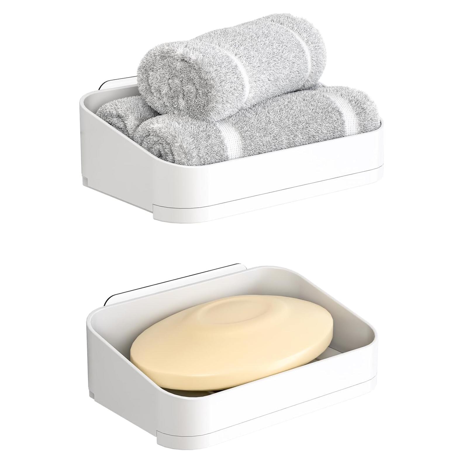 Soporte Adhesivo para Jabón en Barra SuoXing - 2 Piezas