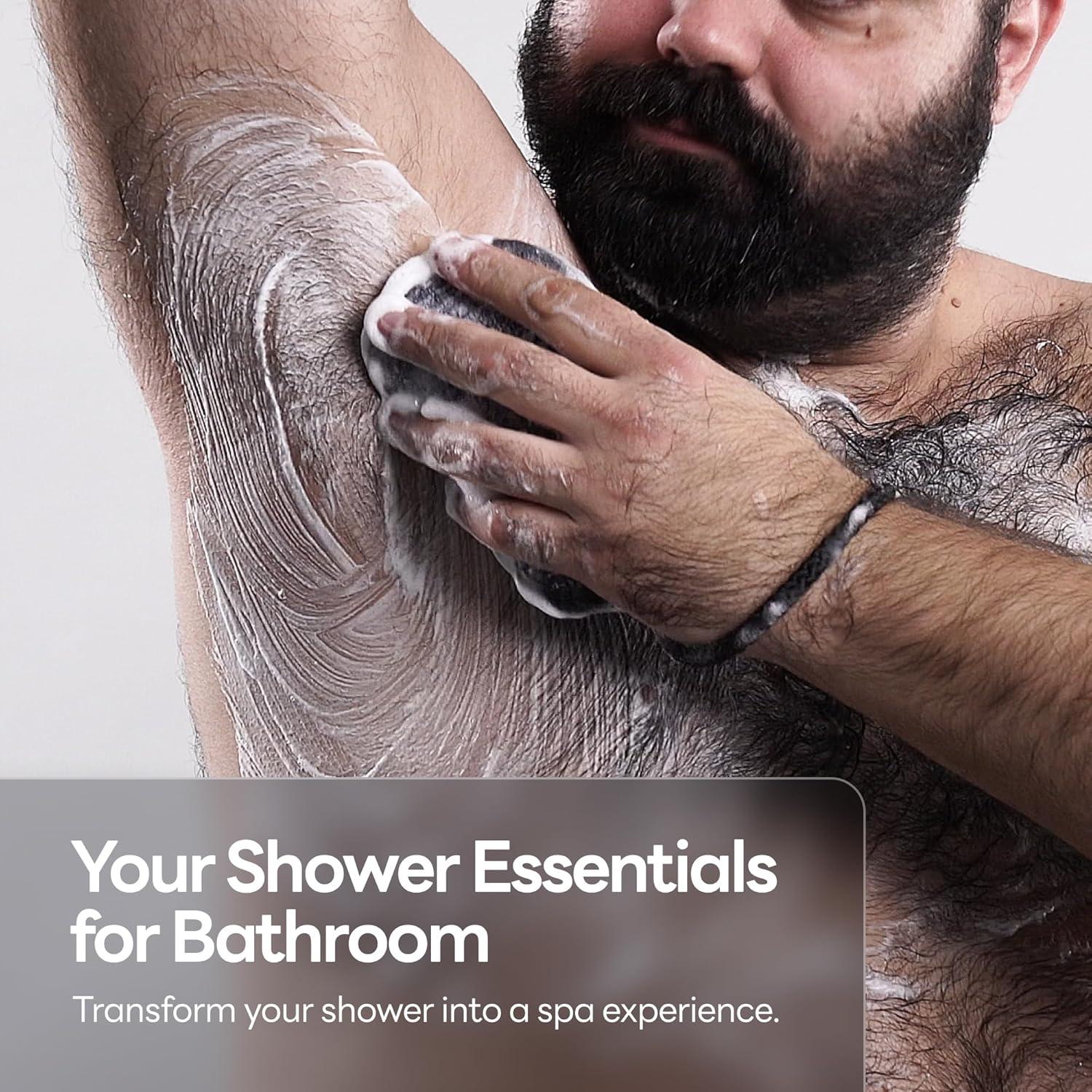 Bolsa de Jabón Exfoliación Rugosa CAVEEM 2 Piezas 21x14cm