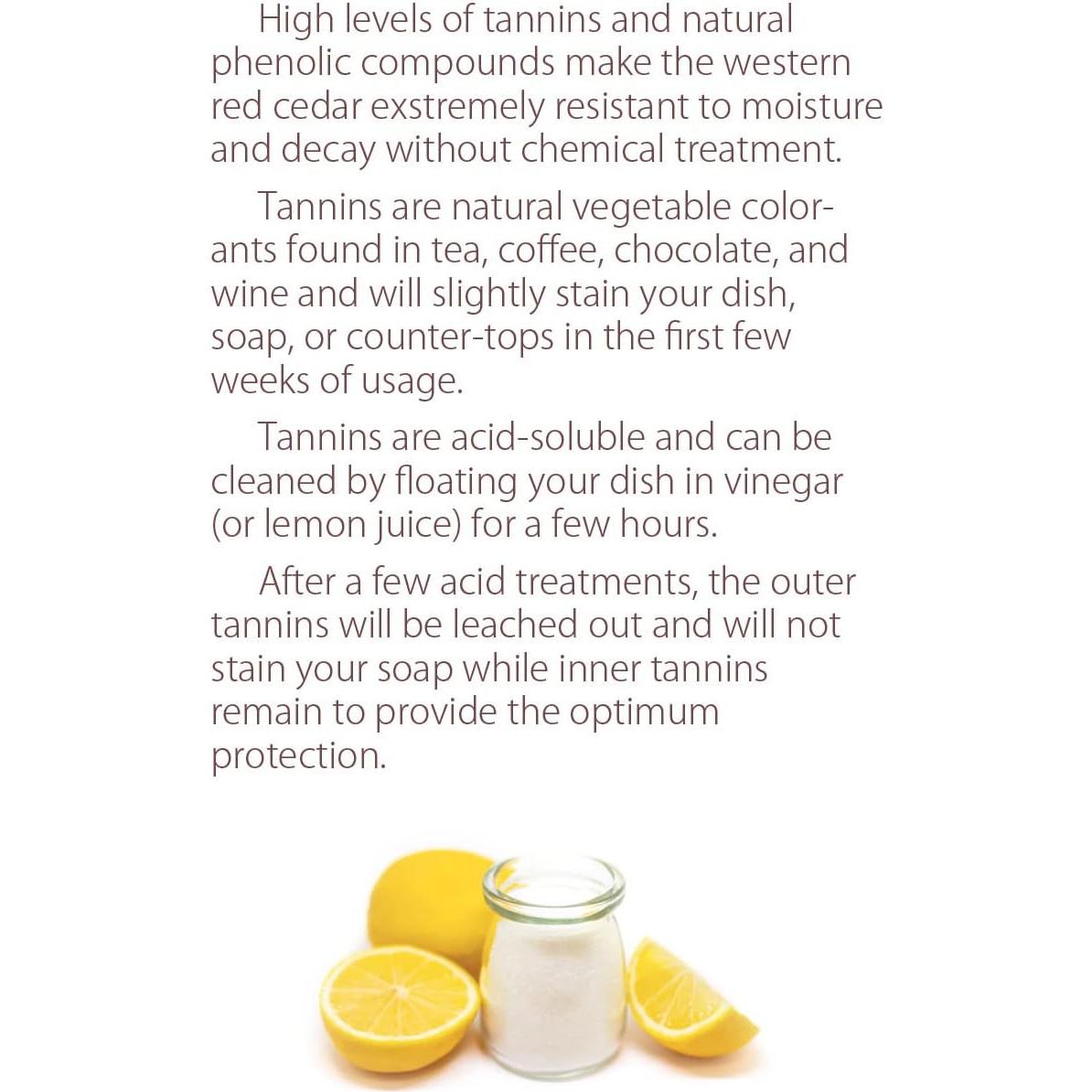 Plato de Jabón de Madera de Cedro L'Olivier 11.7x8.6 cm