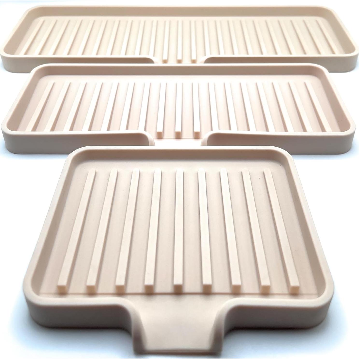 Bandeja de Jabón de Silicona Happitasa 22.86x8.89cm Dólar de Arena