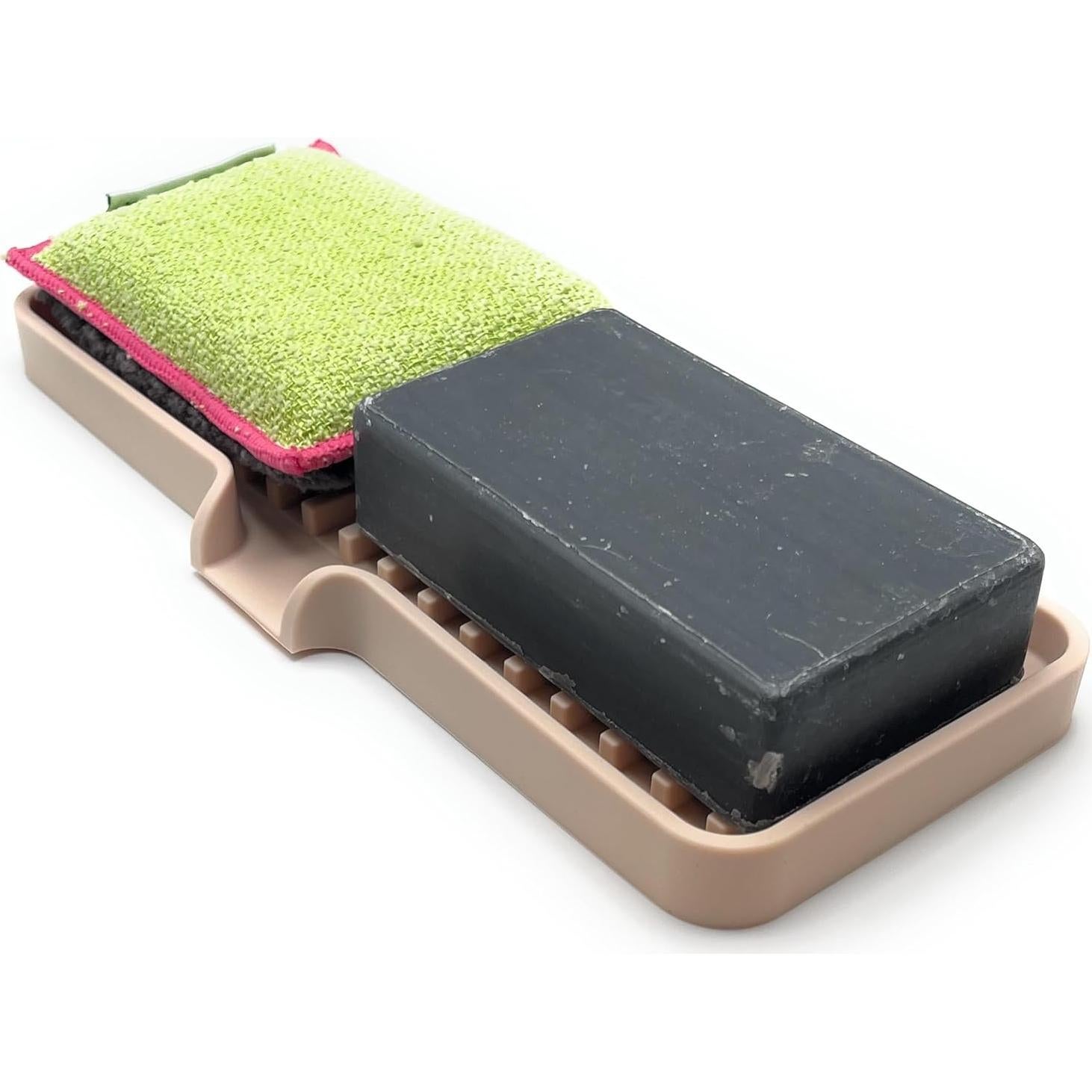 Bandeja de Jabón de Silicona Happitasa 22.86x8.89cm Dólar de Arena