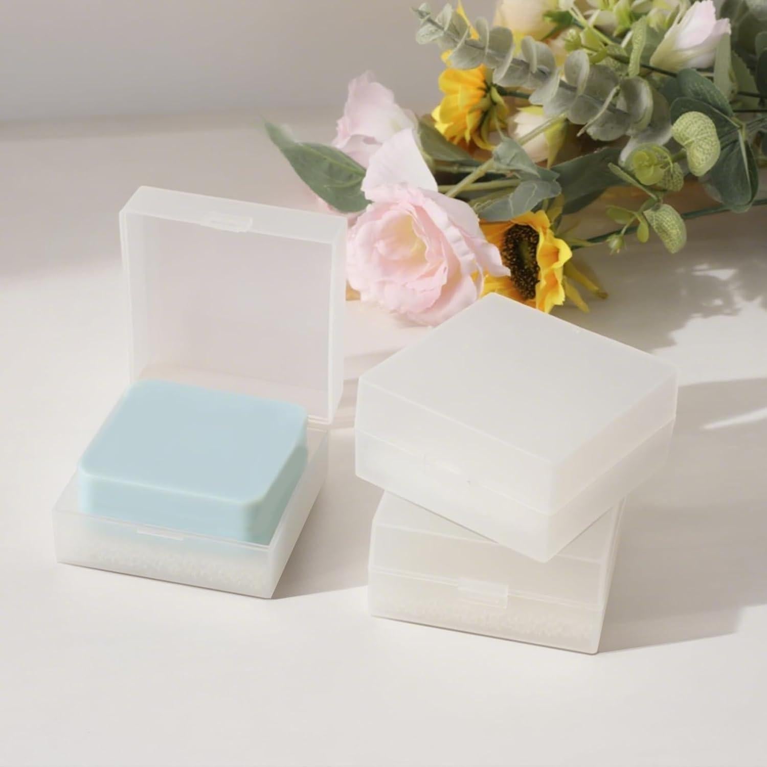 Estuche de Jabón de Viaje Qiuruoo - 3 Piezas, Drenaje