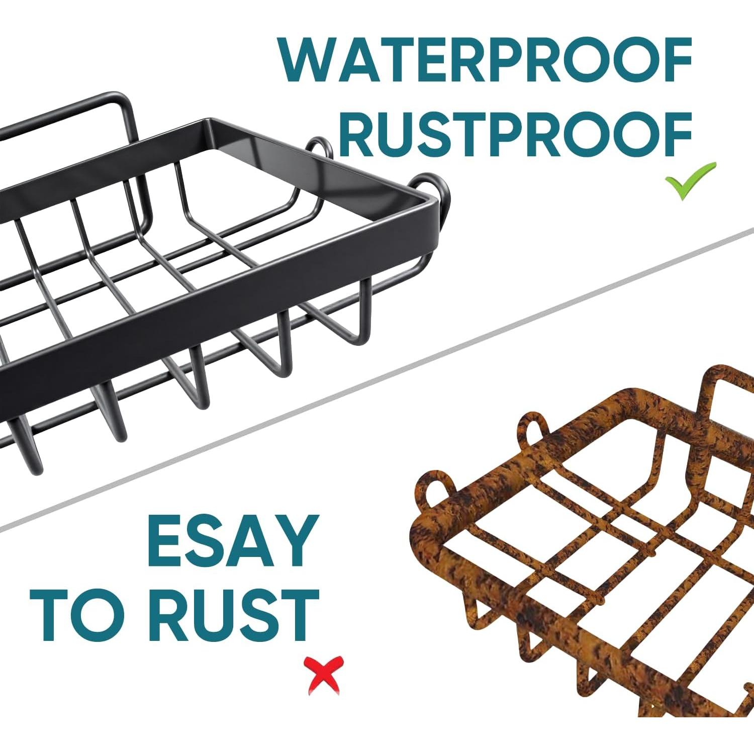 Soporte de Jabón con Ventosa Solidhouse Acero Inoxidable Negro