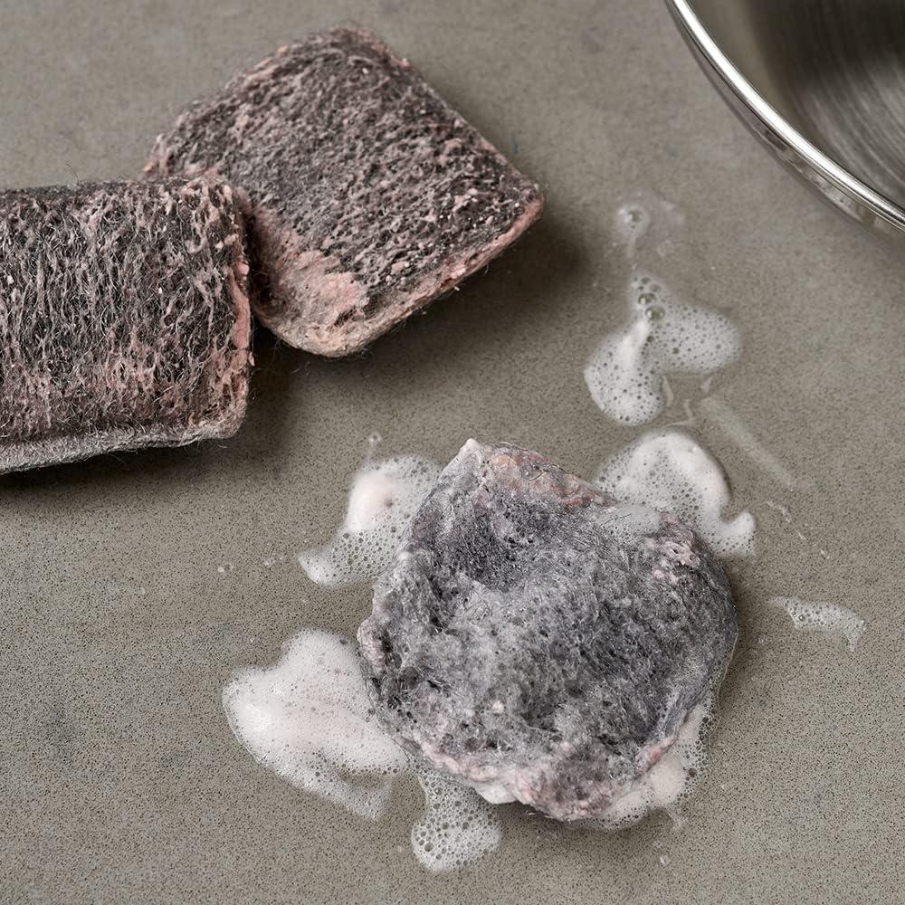 Almohadillas de Jabón de Lana de Acero Brillo Uso Pesado 10 Unidades