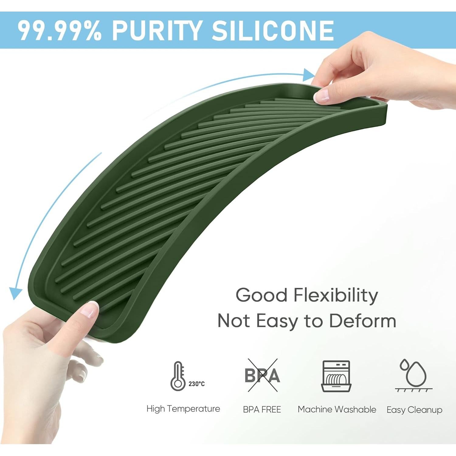 Soporte de Esponja de Silicona EG-SIPRO 23.6x9.1cm Antideslizante