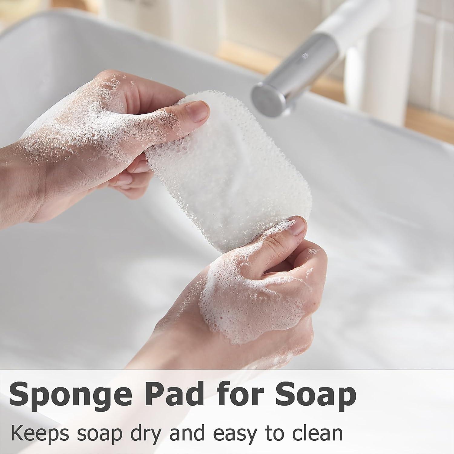 Estuche de Jabón de Viaje Ozner Blanco Transparente 12x8.5cm