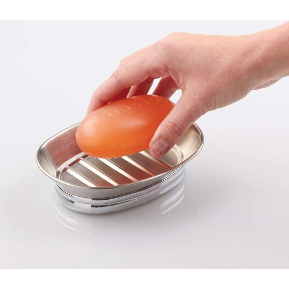 Soporte para Jabón InterDesign York Acero Inoxidable 10.16x13.97cm
