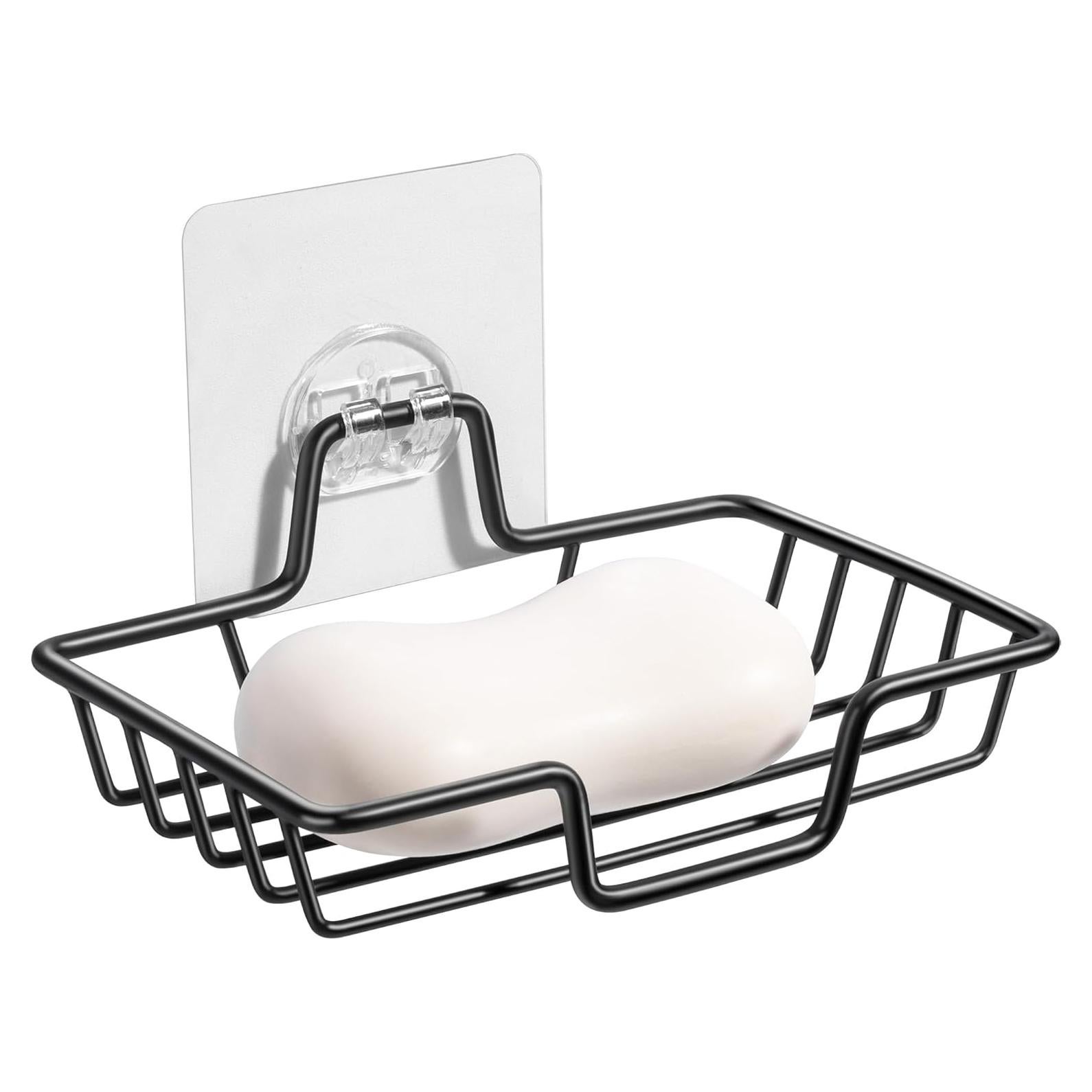 Soporte para Jabón Rainspire Negro Acero Inoxidable 304