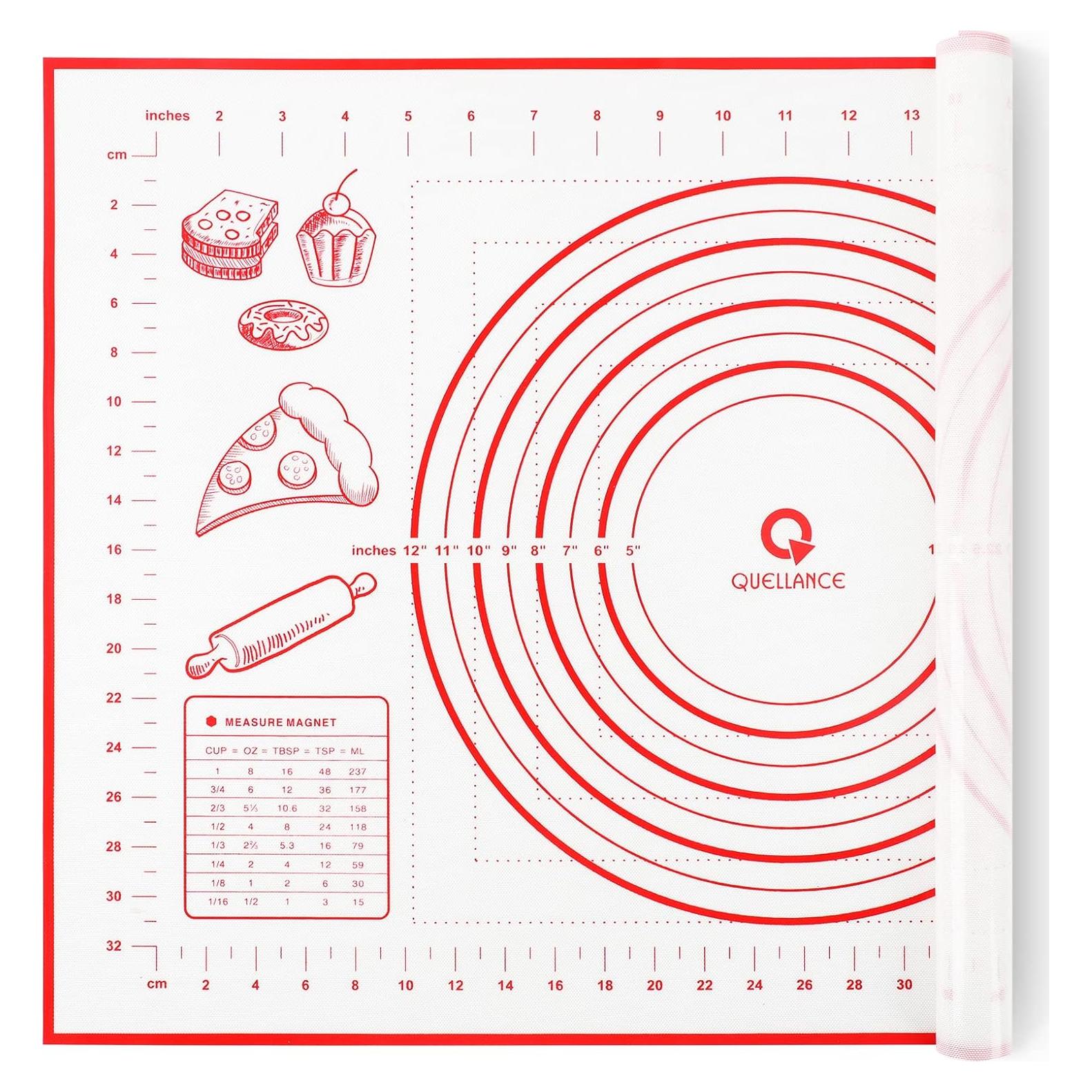 Alfombrilla de Hornear Silicona Antideslizante QUELLANCE 40x60 cm