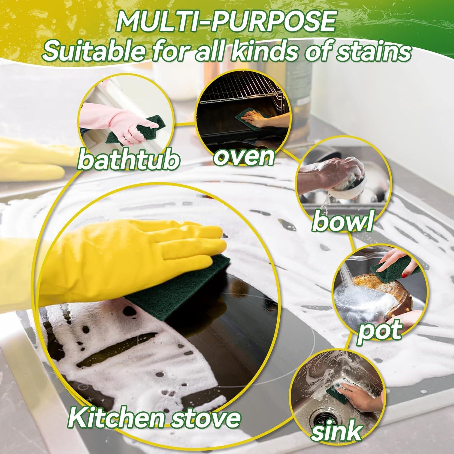 Almohadillas de limpieza MAQIHAN 10PCS para cocina y baño