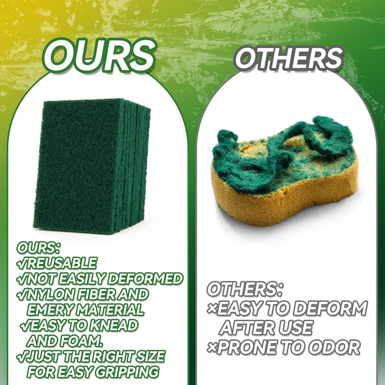 Almohadillas de limpieza MAQIHAN 10PCS para cocina y baño